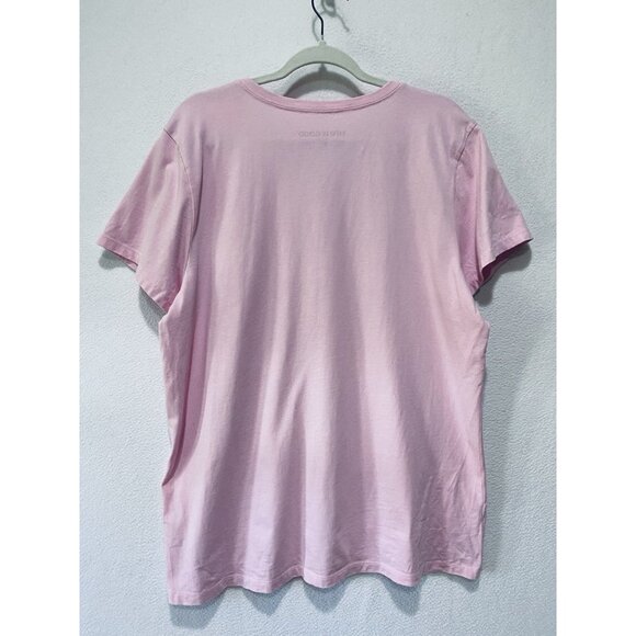 Life is Good Top Womens XL Pink Jackie Tie Dye Smileage Short Sleeve Crusher Vee - Picture 3 of 6